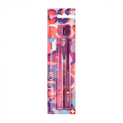 Набор зубных щеток Curaprox CS5460/2 Duo Fun ultrasoft