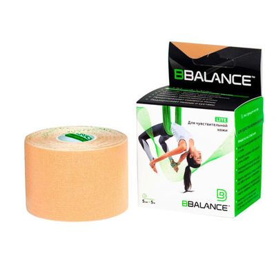 Кинезио тейп BBTape LITE 5см х 5м бежевый