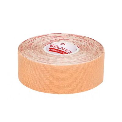 Кинезио тейп BBTape 2,5 см х 5м бежевый