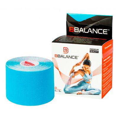 Кинезио тейп BBTape 5см х 5м голубой