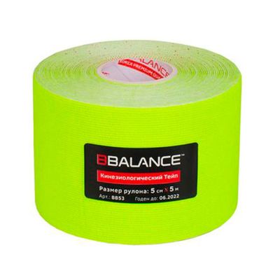 Кинезио тейп флуоресцентный BBTape FL 5 см х 5 м, лайм