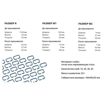 Кожный степлер MEDSTEP SKINER одноразовый размер скоб