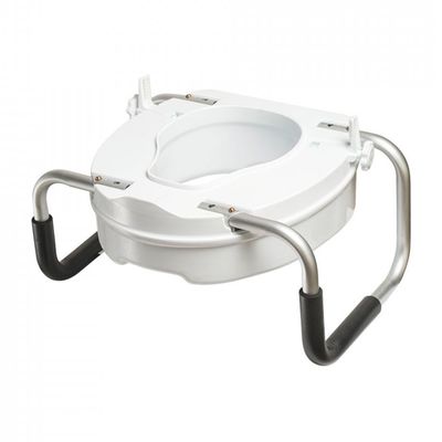 Сиденье-насадка на унитаз СИМС2 10529 надежно крепится к унитазу