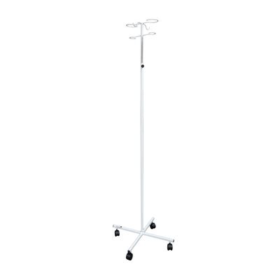 Стойка инфузионная телескопическая 4-х опорная на колесах ГР-ШИР-02