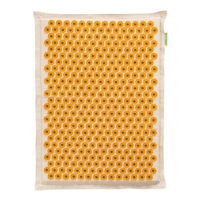 Тибетский аппликатор коврик большой желтый с эффектом памяти