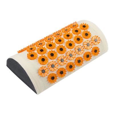 Тибетский аппликатор валик для шеи желтый