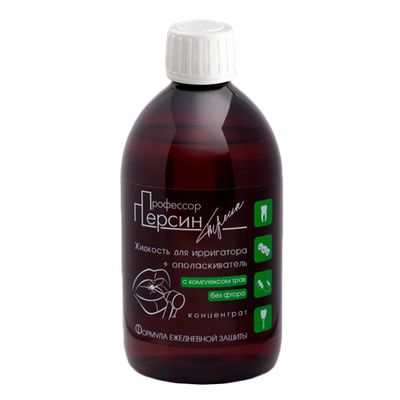 Жидкость для ирригатора Профессор Персин с комплексом трав без фтора