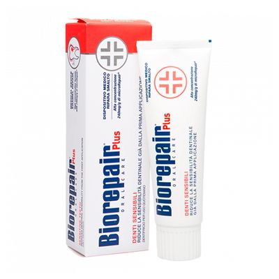 Зубная паста Biorepair Plus для чувствительных зубов, 75 мл