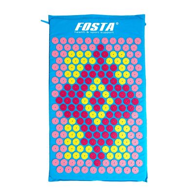 Коврик массажный акупунктурный Fosta F 0102 цветной (голубой)