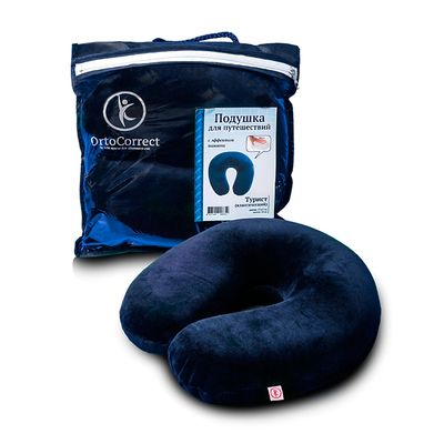 Подушка для путешествий OrtoCorrect Турист (комплектация)