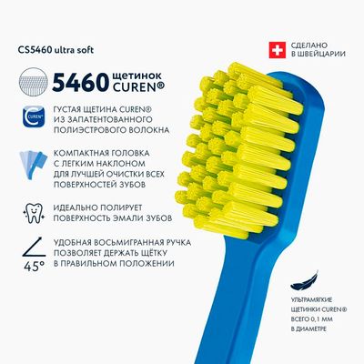 Преимущества Curaprox CS5460/3 Ultrasoft