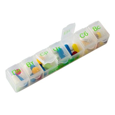 Контейнер ПИЛЮЛЯ на 7 дней "Пенал"