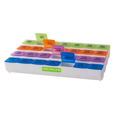 Таблетница на 7 дней Пилюля "Домашняя"