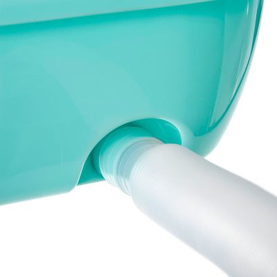 Ванна для мытья головы BESIDE бирюзовая имеет слив со шлангом