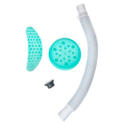 Ванна для мытья головы BESIDE бирюзовая (составные элементы)