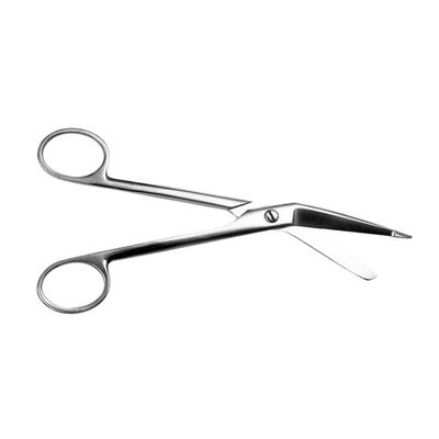 Н-230 Ножницы для разрезания повязок с пуговкой горизонтально-изогнутые 185 мм