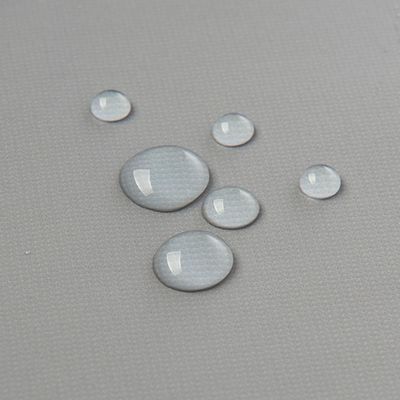 Нагрудник многоразовый с карманом BESIDE серый, ПВХ, 45x65 см не пропускает жидкость