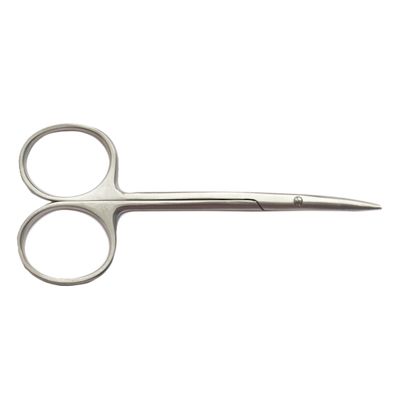 Н-34 Ножницы для роговицы тупоконечные вертикально-изогнутые 110 мм