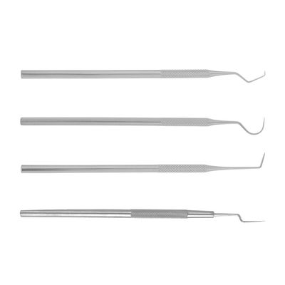 Набор инструментов для снятия зубных отложений, 4 предмета