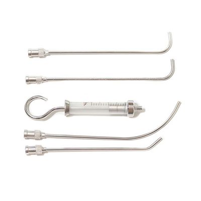 Шприц Ш-14-5 для внутригортанных вливаний и промывания миндалин