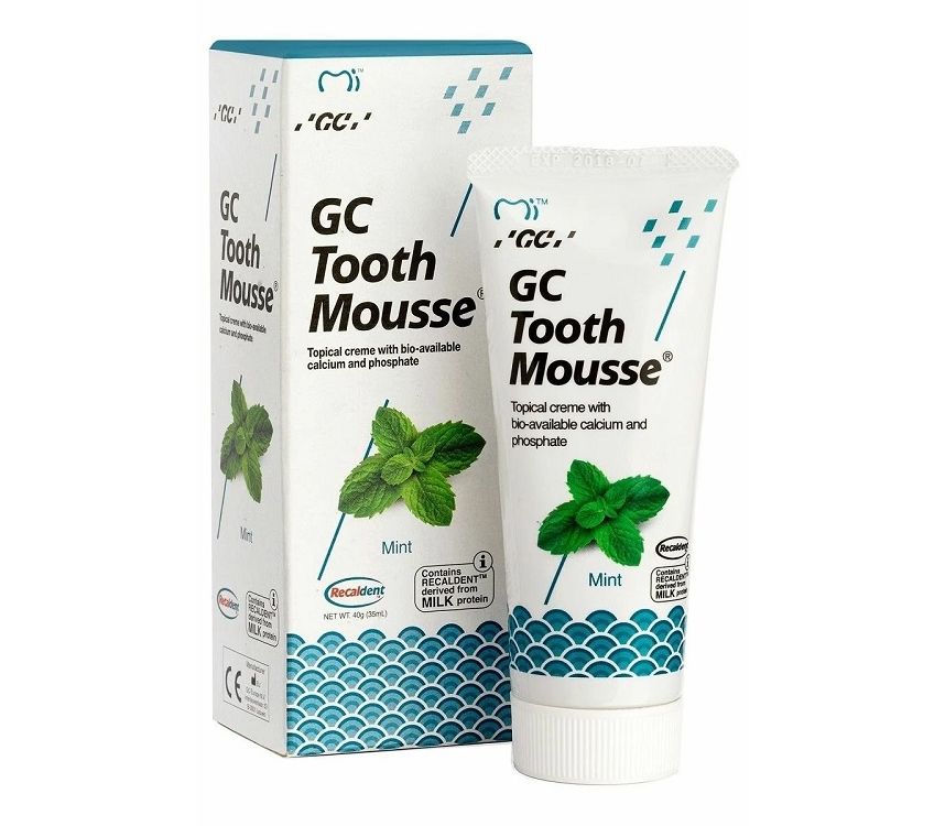 Стоматологический реминерализирующий гель GC Tooth Mousse мята